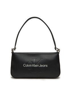 Calvin Klein Jeans Torebka Sculpted Shoulder Pouch25 Mono K60K610679 Czarny ze sklepu MODIVO w kategorii Torebki damskie - zdjęcie 184562249