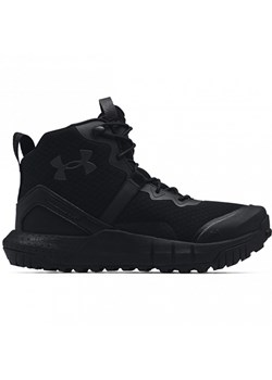 Damskie buty taktyczne UNDER ARMOUR UA W Micro G Valsetz Mid - czarne ze sklepu Sportstylestory.com w kategorii Buty trekkingowe damskie - zdjęcie 184563515