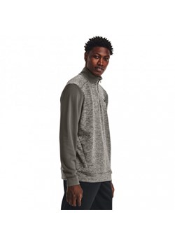Męski longsleeve treningowy UNDER ARMOUR UA Armour Fleece Twist QZ ze sklepu Sportstylestory.com w kategorii T-shirty męskie - zdjęcie 184563557