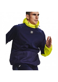 Męska bluza treningowa Under Armour UA RUSH™ Fleece Hoodie - granatowa ze sklepu Sportstylestory.com w kategorii Bluzy męskie - zdjęcie 184563568