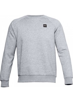 Męska bluza treningowa UNDER ARMOUR Rival Fleece Crew - szara ze sklepu Sportstylestory.com w kategorii Bluzy męskie - zdjęcie 184564197