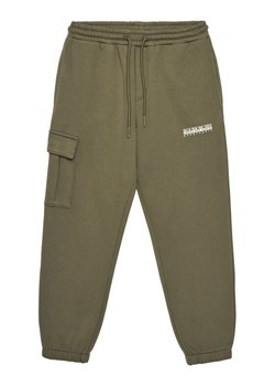 Napapijri Spodnie dresowe M-Inot NP0A891G M Khaki Regular Fit ze sklepu MODIVO w kategorii Spodnie chłopięce - zdjęcie 184565125