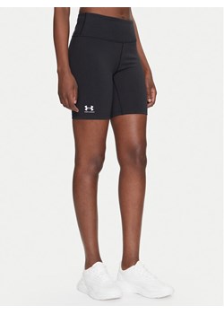 Under Armour Szorty sportowe Rival 7" 1386703 Czarny Slim Fit ze sklepu MODIVO w kategorii Szorty - zdjęcie 184565129
