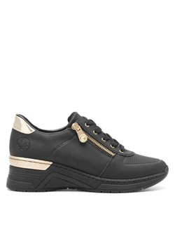 Rieker Sneakersy N4305-00 Czarny ze sklepu MODIVO w kategorii Buty sportowe damskie - zdjęcie 184565139