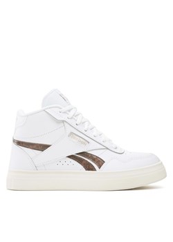 Reebok Sneakersy Court Adv Bold High GZ9612 Biały ze sklepu MODIVO w kategorii Buty sportowe damskie - zdjęcie 184565186