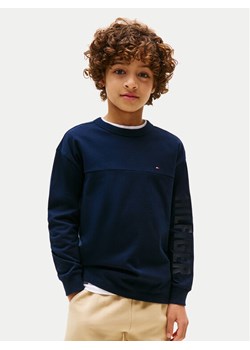 Tommy Hilfiger Bluzka Graphic KB0KB09845 Granatowy Regular Fit ze sklepu MODIVO w kategorii T-shirty chłopięce - zdjęcie 184565196