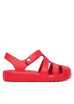 Crocs Sandały Kids' Classic Fisherman Sandal 210625 Czerwony ze sklepu MODIVO w kategorii Sandały dziecięce - zdjęcie 184565197