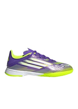 Buty piłkarskie adidas F50 League In Jr JH7750 fioletowe ze sklepu ButyModne.pl w kategorii Buty sportowe dziecięce - zdjęcie 184566306