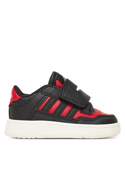 Sneakersy adidas Rapid Court JR1024 Czarny ze sklepu eobuwie.pl w kategorii Buty sportowe dziecięce - zdjęcie 184566637