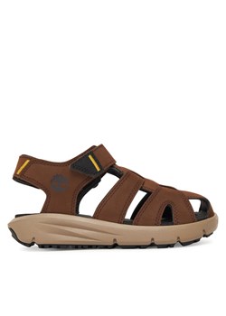 Sandały Timberland TB0A6C422421 Brązowy ze sklepu eobuwie.pl w kategorii Sandały dziecięce - zdjęcie 184566758