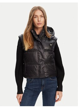 Guess Bezrękawnik W5YL11 WHDO2 Czarny Regular Fit ze sklepu MODIVO w kategorii Kamizelki damskie - zdjęcie 184567907