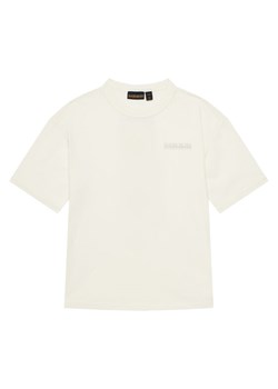 Napapijri T-Shirt S-Ahr NP0A88ZO M Écru Regular Fit ze sklepu MODIVO w kategorii T-shirty chłopięce - zdjęcie 184567939