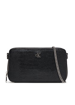 Calvin Klein Torebka Lizard Embossed Lthr Mini Wallet LV04F1071G Czarny ze sklepu MODIVO w kategorii Kopertówki - zdjęcie 184567956