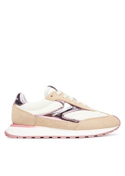 KARL LAGERFELD Sneakersy Kairo Lo Lace Mix II KL61124E 4TP Beżowy ze sklepu MODIVO w kategorii Buty sportowe damskie - zdjęcie 184567996