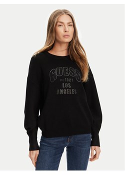 Guess Sweter W5YR26 Z26I2 Czarny Regular Fit ze sklepu MODIVO w kategorii Swetry damskie - zdjęcie 184567998