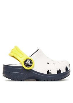Crocs Klapki Toddler Retro Sport Classic Clog 211265 Biały ze sklepu MODIVO w kategorii Klapki dziecięce - zdjęcie 184568026