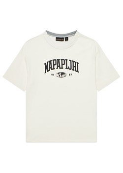 Napapijri T-Shirt S-Inot NP0A891F M Écru Regular Fit ze sklepu MODIVO w kategorii T-shirty chłopięce - zdjęcie 184568036