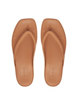 Crocs Japonki Miami Flip 211435 Brązowy ze sklepu MODIVO w kategorii Klapki damskie - zdjęcie 184568087