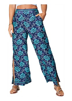 Ipanima Spodnie w kolorze granatowo-turkusowo-białym ze sklepu Limango Polska w kategorii Spodnie damskie - zdjęcie 184570676