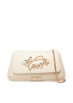 Torebka LOVE MOSCHINO JC4266PP0MKG0110 Écru ze sklepu eobuwie.pl w kategorii Kopertówki - zdjęcie 184570777