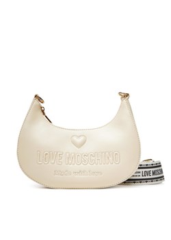 Torebka LOVE MOSCHINO JC4219PP0MKF0110 Écru ze sklepu eobuwie.pl w kategorii Listonoszki - zdjęcie 184570786