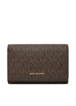 Duży Portfel Damski MICHAEL Michael Kors 32T5GJ6D9B Brązowy ze sklepu eobuwie.pl w kategorii Portfele damskie - zdjęcie 184570795