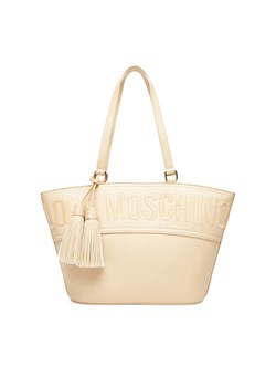 Torebka LOVE MOSCHINO JC4285PP0MKJ0104 Écru ze sklepu eobuwie.pl w kategorii Torby Shopper bag - zdjęcie 184570806