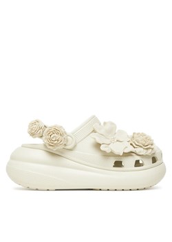Klapki Crocs Crush Bouquet Clog 211448 Beżowy ze sklepu eobuwie.pl w kategorii Klapki damskie - zdjęcie 184570815