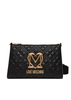 Torebka LOVE MOSCHINO JC4300PP0MK1200A Czarny ze sklepu eobuwie.pl w kategorii Listonoszki - zdjęcie 184570828