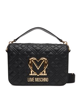 Torebka LOVE MOSCHINO JC4302PP0MK1200A Czarny ze sklepu eobuwie.pl w kategorii Listonoszki - zdjęcie 184570829