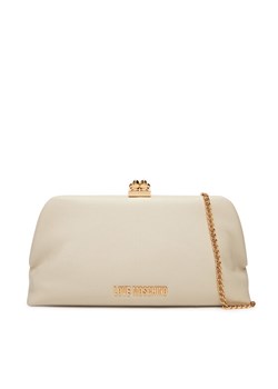 Torebka LOVE MOSCHINO JC4287PP0MKP0110 Écru ze sklepu eobuwie.pl w kategorii Kopertówki - zdjęcie 184570838
