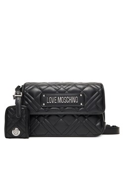 Torebka LOVE MOSCHINO JC4210PP0MLA000B Czarny ze sklepu eobuwie.pl w kategorii Listonoszki - zdjęcie 184570879