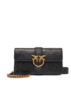PINKO Torebka Love One Classic Slouchy Fl PE 25 PLTT 104524 A2C2 Czarny ze sklepu MODIVO w kategorii Torebki damskie - zdjęcie 184571389