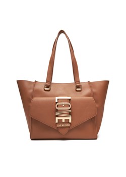 LOVE MOSCHINO Torebka JC4225PP0MKC0201 Brązowy ze sklepu MODIVO w kategorii Torby Shopper bag - zdjęcie 184571396