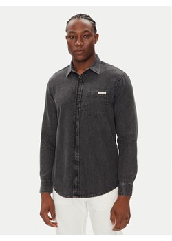 Calvin Klein Jeans Koszula jeansowa Classic LV040BM733 Szary Regular Fit ze sklepu MODIVO w kategorii Koszule męskie - zdjęcie 184571447