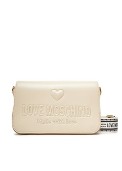 LOVE MOSCHINO Torebka JC4221PP0MKF0110 Écru ze sklepu MODIVO w kategorii Listonoszki - zdjęcie 184571479