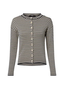 Weekend Max Mara Kardigan damski - Eritea Kobiety drobna dzianina beżowy w paski ze sklepu vangraaf w kategorii Swetry damskie - zdjęcie 184572215