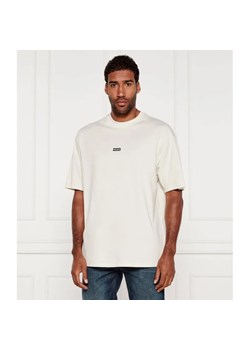 Hugo Blue T-shirt Nalono | Relaxed fit ze sklepu Gomez Fashion Store w kategorii T-shirty męskie - zdjęcie 184573186