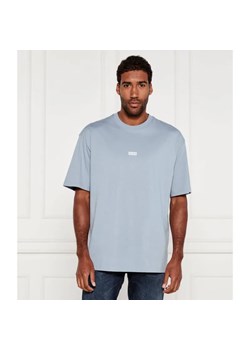 Hugo Blue T-shirt Nalono | Relaxed fit ze sklepu Gomez Fashion Store w kategorii T-shirty męskie - zdjęcie 184573187