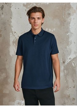Sinsay - Koszulka polo - granatowy ze sklepu Sinsay w kategorii T-shirty męskie - zdjęcie 184574785