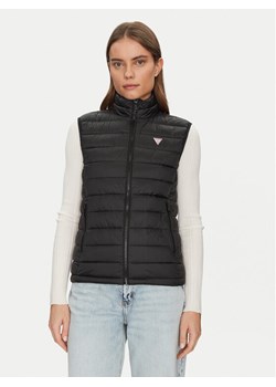 Guess Jeans Bezrękawnik W5RN55 WHAB2 Czarny Regular Fit ze sklepu MODIVO w kategorii Kamizelki damskie - zdjęcie 184575266