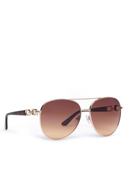 Guess Okulary przeciwsłoneczne GU00158 Brązowy ze sklepu MODIVO w kategorii Okulary przeciwsłoneczne damskie - zdjęcie 184575277