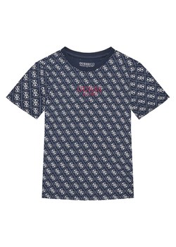 Guess T-Shirt L5YI19 K8HM4 Granatowy Regular Fit ze sklepu MODIVO w kategorii T-shirty chłopięce - zdjęcie 184575287