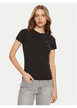 Guess Jeans T-Shirt W5RI52 J1314 Czarny Regular Fit ze sklepu MODIVO w kategorii Bluzki damskie - zdjęcie 184575318