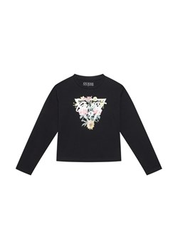 Guess Bluzka J5YI36 K6YW4 Czarny Regular Fit ze sklepu MODIVO w kategorii Bluzki dziewczęce - zdjęcie 184575378