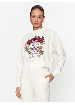 Guess Bluza W3BQ22 K9R31 Écru Regular Fit ze sklepu MODIVO w kategorii Bluzy damskie - zdjęcie 184575385