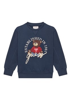 Guess Bluza H5YJ00 KAX74 Granatowy Oversize ze sklepu MODIVO w kategorii Bluzy chłopięce - zdjęcie 184575389