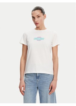 Guess Jeans T-Shirt W5GI26 J1314 Biały Regular Fit ze sklepu MODIVO w kategorii Bluzki damskie - zdjęcie 184575396