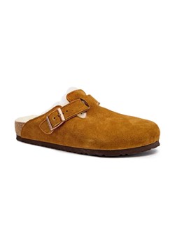 Birkenstock Skórzane mule Boston VL / Shearling ze sklepu Gomez Fashion Store w kategorii Klapki męskie - zdjęcie 184576729
