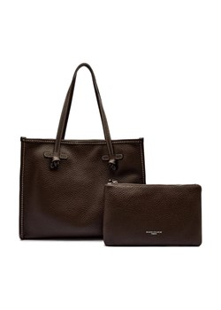 GIANNI CHIARINI Skórzana shopperka + saszetka Marcella ze sklepu Gomez Fashion Store w kategorii Torby Shopper bag - zdjęcie 184576738